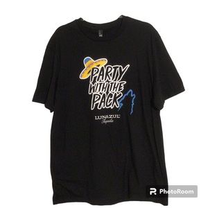 Lunazul Tequila Party With The Pack Black T Shirt Men’s Size 2XL